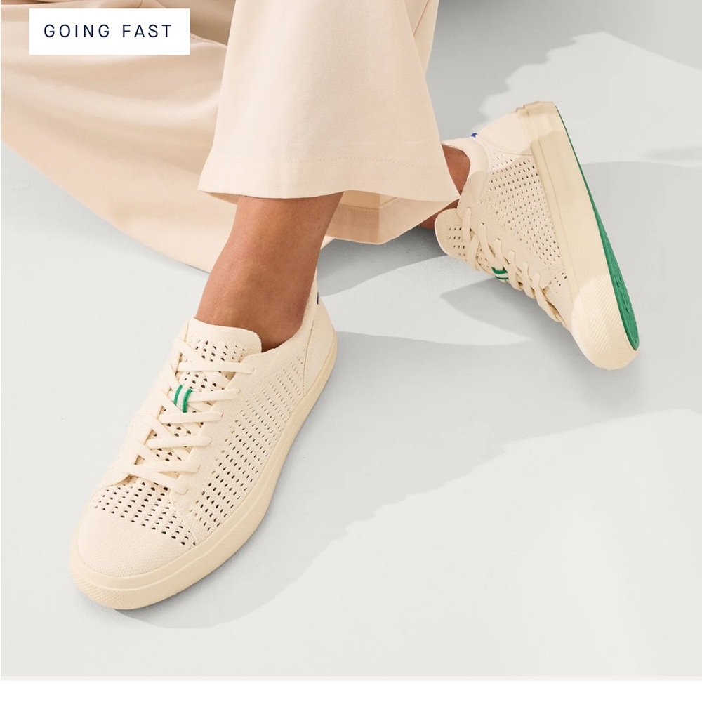 Rothy's Cream Courtside Sneakers